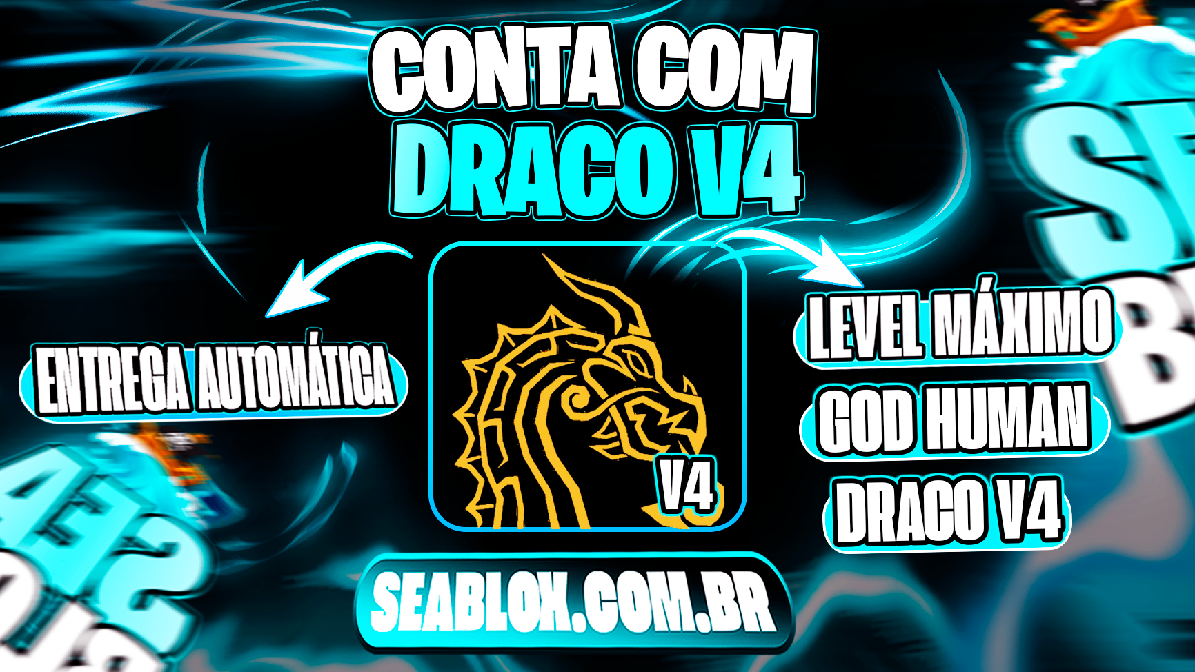 👊 LVMAX + GHM +  🦇 V4 FULL DRACO + FRUTAS E ITENS 🍎