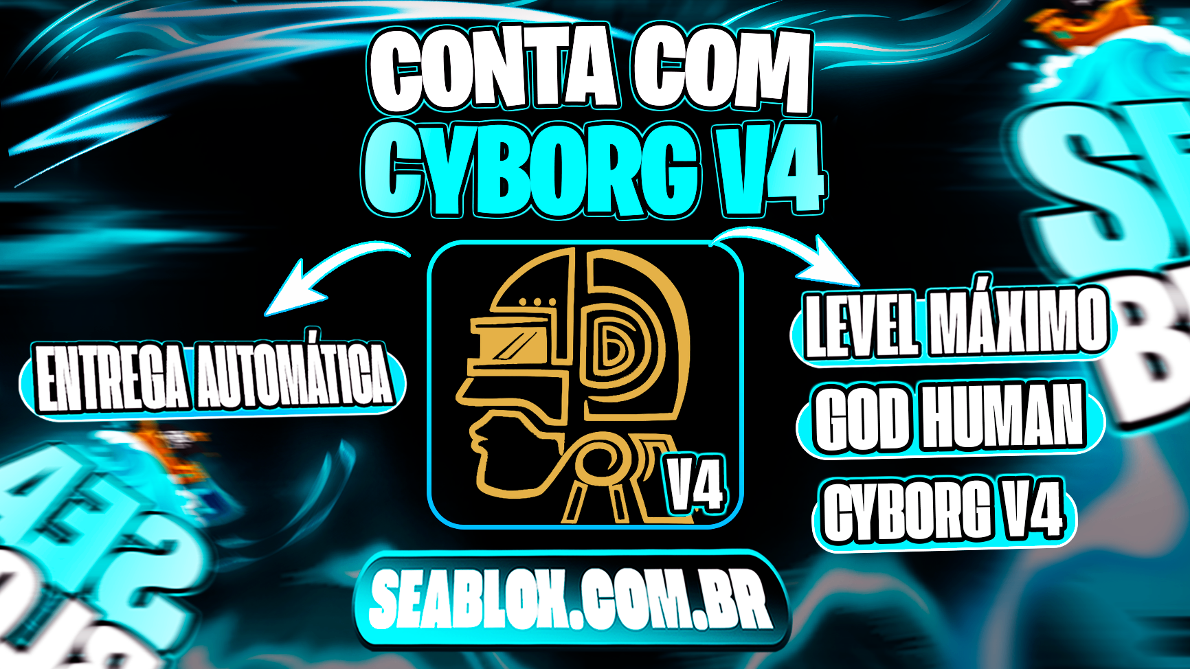 👊 LVMAX + 🤖 V4 FULL CYBORG + GHM + FRUTAS E ITENS 🍎