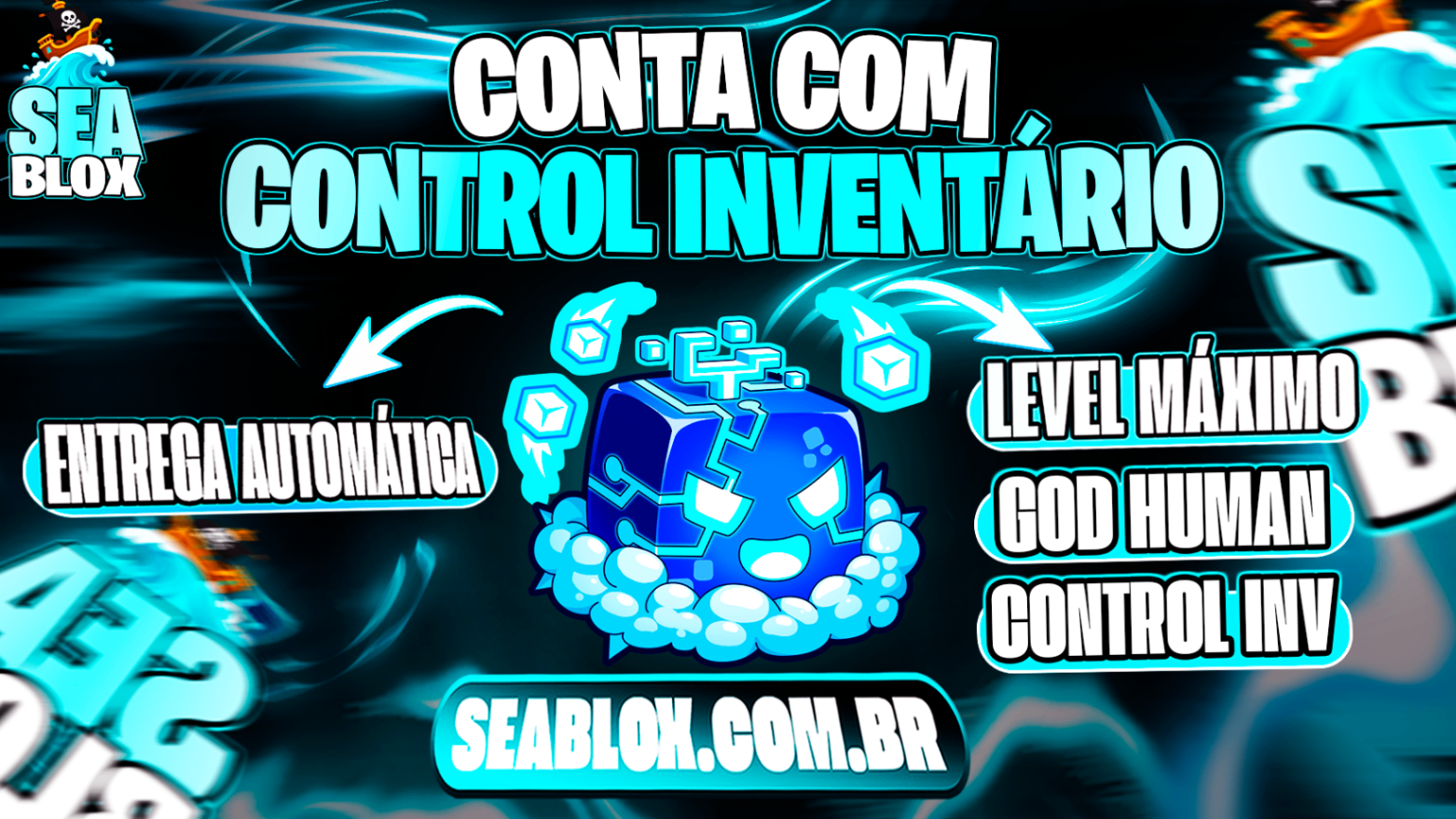 (REWORK)⭐ LVL MAX + GHM 👊 +  🍎 CONTROL NO INVENTARIO + FRUTAS E ITENS