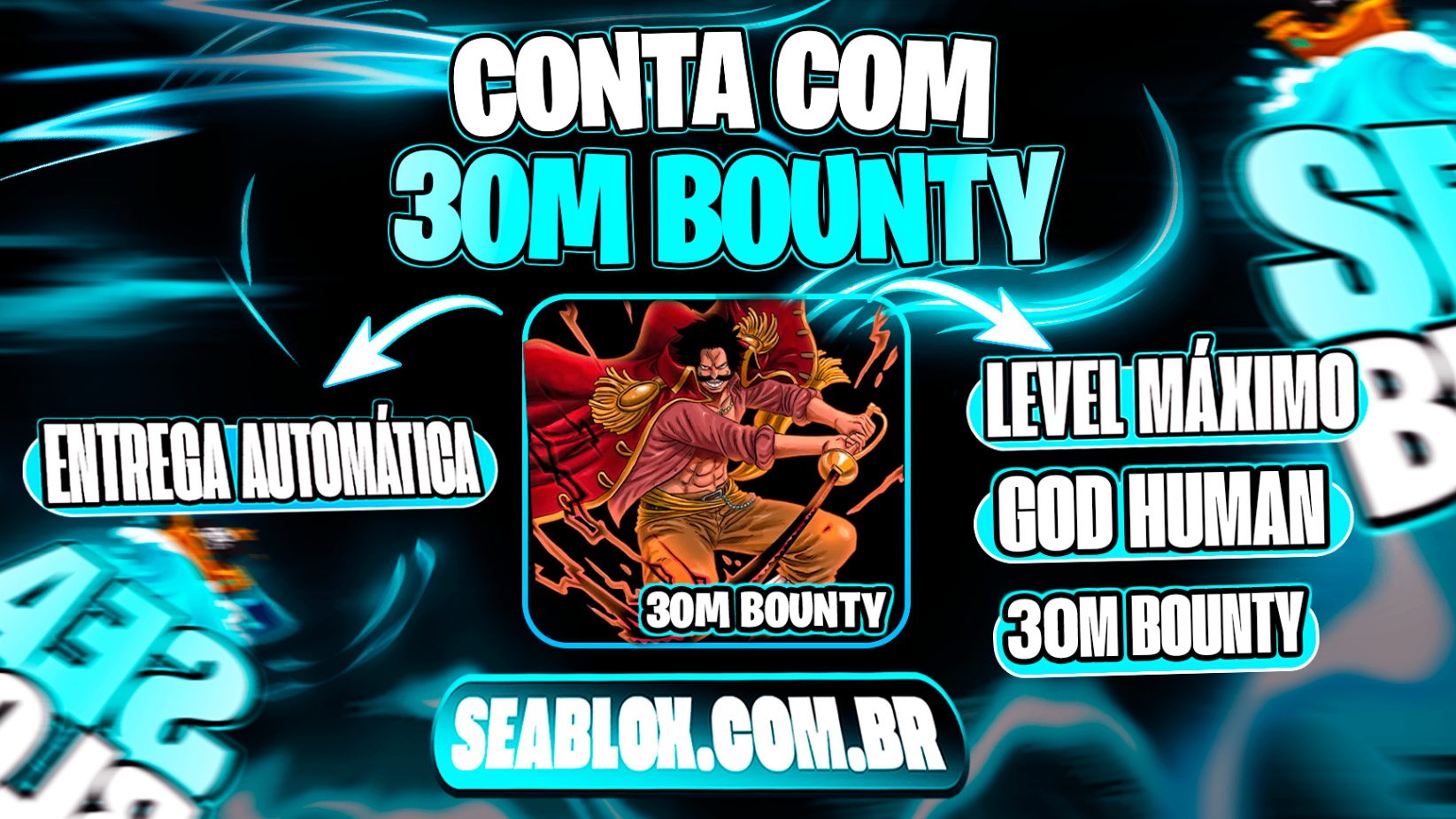 LVMAX + GHM + 30M BOUNTY 💰+ FRUTAS E ITENS ⭐🍎