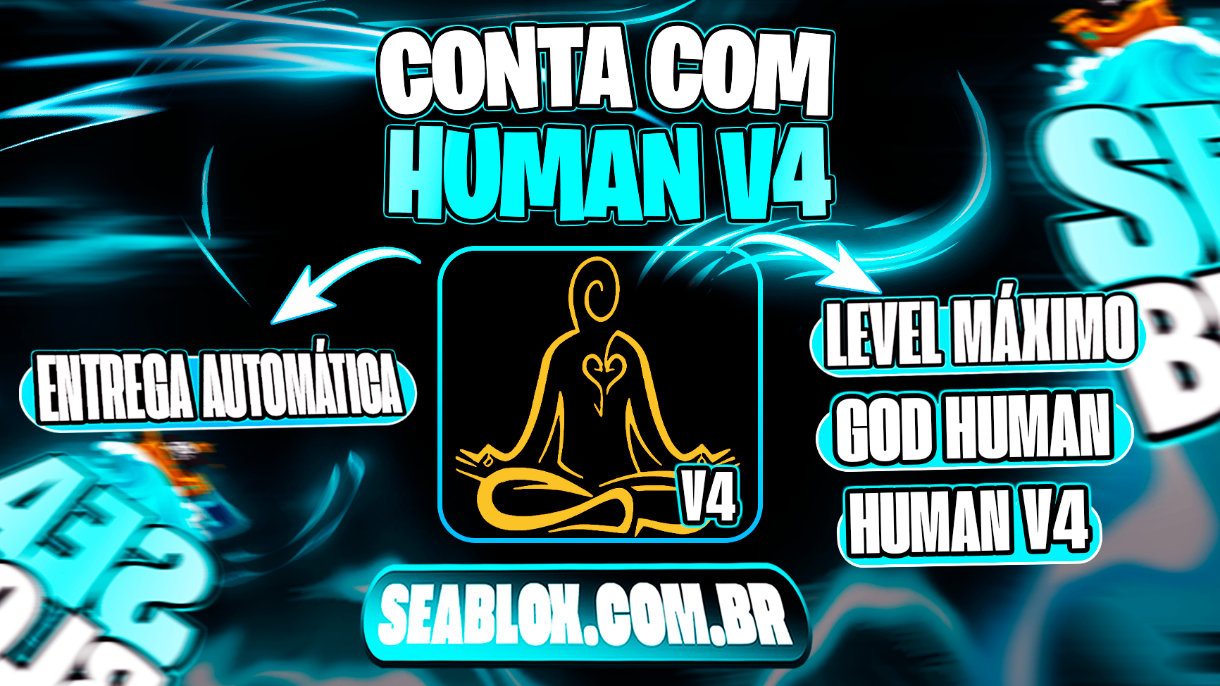 👊 LVMAX + 🧑 V4 FULL HUMAN + GHM + FRUTAS E ITENS 🍎